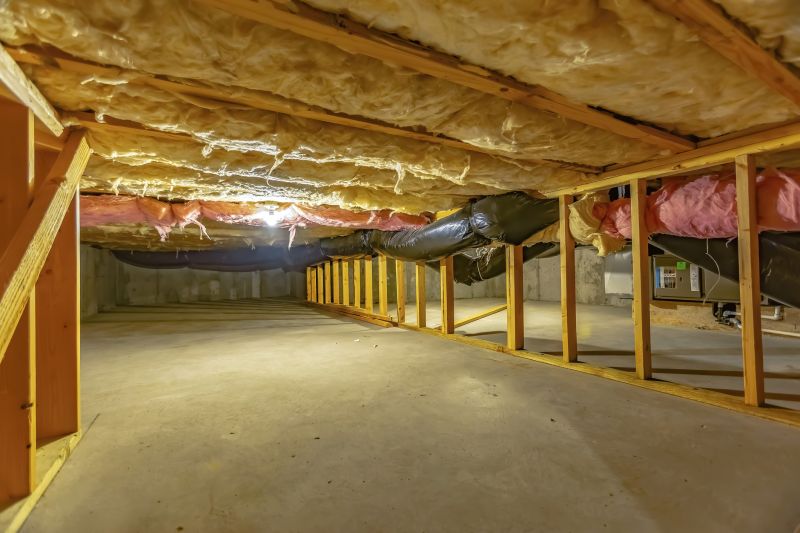 Completed Crawlspace with Vapor Barrier